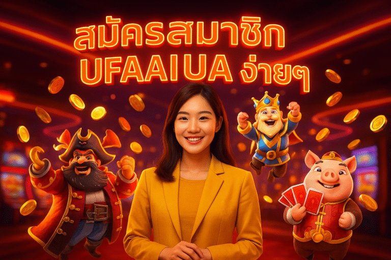 สมัครสมาชิกเว็บตรงที่ UFAAUA ได้ง่ายๆ