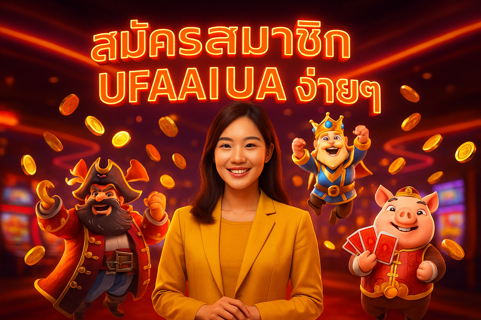 สมัครสมาชิกเว็บตรงที่ UFAAUA ได้ง่ายๆ