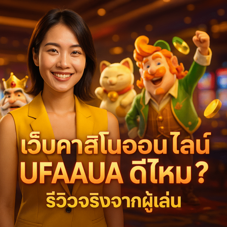 เว็บคาสโนออนไลน์ UFAAUA ดีไหม? รีวิวจริงจากผู้เล่น