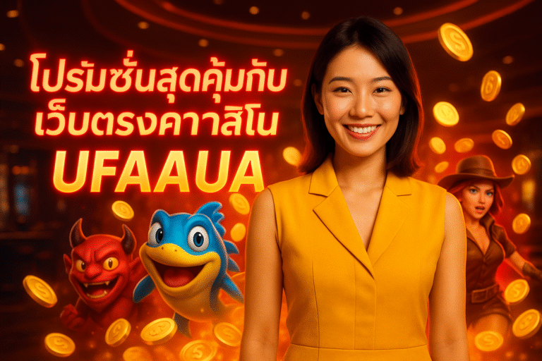 โปรโมชั่นสุดคุ้มกับเว็บตรงคาสิโน UFAAUA